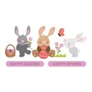 Happy SpringEtched Dies  Bunny Buddies