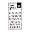 Clear Stamp Alphabet, Zahlen & Zeichen