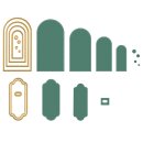 Mini Stanzschablonen Banner & Etiketten