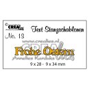 Stanzschablone Frohe Ostern 9x28mm & 9x34mm