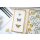 Sizzix Studio Clear Stamp Set 7PK Flowers and Creatures by Willow Wolfe