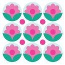 Sizzix Mini Layered Stencils 4PK Print & Pattern...