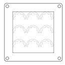 Sizzix Mini Layered Stencils 4PK Print & Pattern Daisy by Catherine Pooler