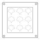 Sizzix Mini Layered Stencils 4PK Print & Pattern Daisy by Catherine Pooler