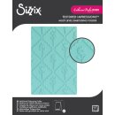 Sizzix Multi-Level Textured Impressions Embossing  Scallop Framed Florals by Catherine Pooler