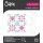 Sizzix Mini Layered Stencils 4PK Print & Pattern Patchework Tile by Catherine Poole
