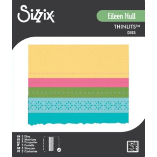 Sizzix Thinlits 5PK Die Set Page Edges by Eileen Hull