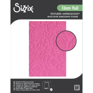 Sizzix Multi-Level Embossing Folder Watercolor Bouquet by Eileen Hull