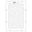 Sizzix A5 Stencil 4PK Words and Numbers by Vicki Boutin