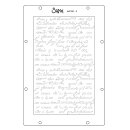 Sizzix A5 Stencil 4PK Words and Numbers by Vicki Boutin