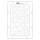 Sizzix A5 Stencil 4PK Words and Numbers by Vicki Boutin