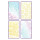 Sizzix A5 Stencil 4PK Stitched Florals by Vicki Boutin