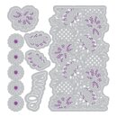 Sizzix Thinlits Die Set 11PK Lovely Lace by Vicki Boutin