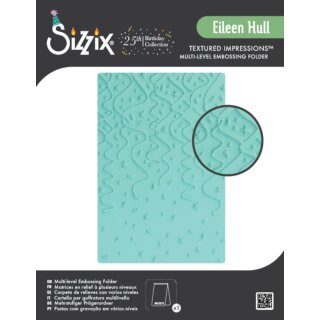 Multi-Level Textured Impressions Embossing Folder by Eileen Hull Party Time