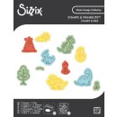 Kid Create Clear Stamps Set w/Framelits Die Dinosaur...
