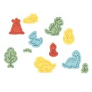 Kid Create Clear Stamps Set w/Framelits Die Dinosaur Adventures (11+11pcs)