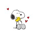 Servietten Snoopy weiss 33x33cm zu 20 Stück