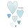 Framelits Die Set by Eileen Hull Stitched Hearts (13pcs)