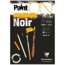 PaintON schwarz, Block, 20 Blatt Mixed Media, Noire