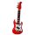 E-Gitarre Miniatur rot, 12 cm