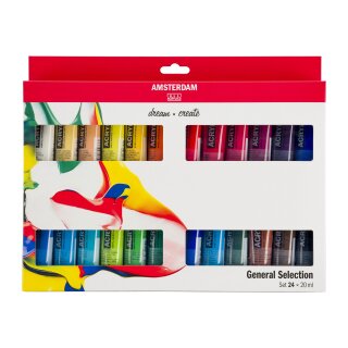 Amsterdam Acryl Set 24x20ml General Selection