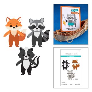 Spellbinders Summer Camp Etched Dies Trailside Trio S4-1503