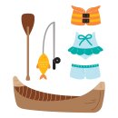 Spellbinders Summer Camp Etched Dies Splash Days