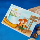 Spellbinders Summer Camp Etched Dies Splash Days