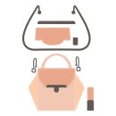 Spellbinders We All Have Baggage Etched Dies Designer Purse