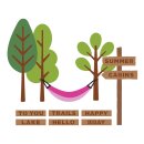 Spellbinders Summer Camp Etched Dies Trails End