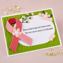 Spellbinders We All Have Baggage Stamp & Die Set Awareness Ribbon and Sentiments