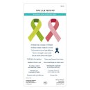 Spellbinders We All Have Baggage Stamp & Die Set Awareness Ribbon and Sentiments