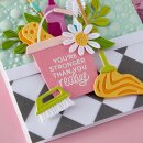 Spellbinders Shiny New Day Clear Stamp Set Sentiments