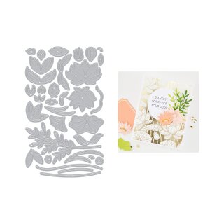 Spellbinders Tranquil Garden Die Set Lotus Flower (DF294)