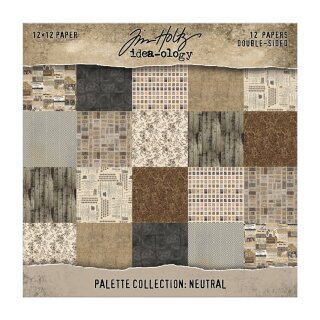 Tim Holtz Palette Collection 12x12 Inch Neutral