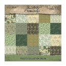 Tim Holtz Palette Collection 12x12 Inch Green
