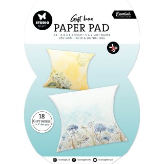 Bastelbogen für Pillowboxen 18 Stück 14,8x21cm