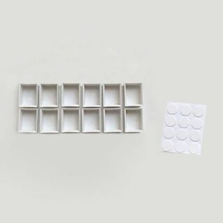 Portable Painter Classic 12 Stk. Halbe Näpfchen