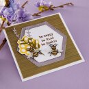 Spellbinders Simple Vintage Lavender Fields Etched Dies Hexagons