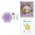 Spellbinders Simple Vintage Lavender Fields Etched Dies Hexagons