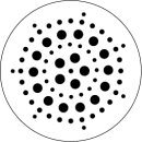 Viva Decor Dot-Painting Schablonen set Rund 9 cm 3 Motive