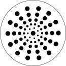 Viva Decor Dot-Painting Schablonen set Rund 9 cm 3 Motive