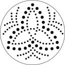 Viva Decor Dot-Painting Schablonen set Rund 9 cm 3 Motive