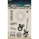 Gearheads Workshop Clear Stamps Gears & Guitar Studio Light