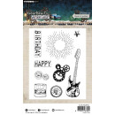 Gearheads Workshop Clear Stamps Gears & Guitar Studio Light