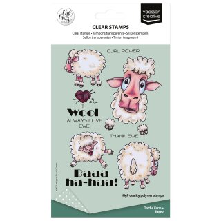 Silikonstempel by Carla Creates Sheep on the Farm 15 Stempel