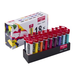 Amsterdam Acryl Vorteilspack 18x120 ml