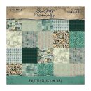 Tim Holtz Palette Collection 12x12 Inch Teal