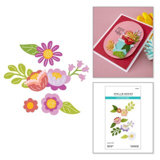 Spellbinders Shiny New Day Etched Dies Petal Fresh