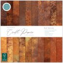 Essential Craft Papers 12x12 Inch Paper Pad Rust Textures